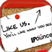 Bounce Facebook Welcome Page